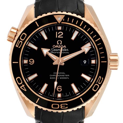 omega seamaster planet ocean rose gold replica|second hand omega planet ocean.